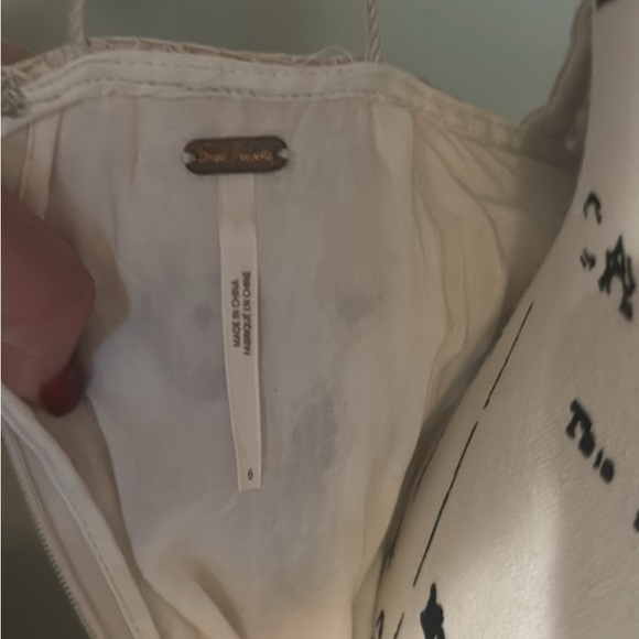 Adorable Free People Just Like Honey Empire Waist Crochet Lace Dress. Worn once! - Picture 5 of 9